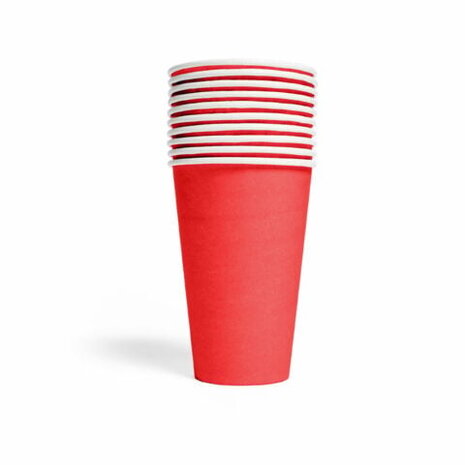 WeFiesta Red Cups 350ml | 10 pieces