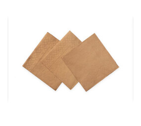 WeFiesta Rose Gold - Copper Napkins 24x24cm | 20 pieces