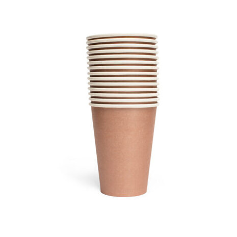 WeFiesta Rose Gold Cups 210ml | 14 pieces