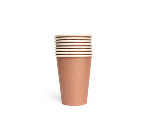 WeFiesta Tasses en or rose 210 ml | 8 pièces