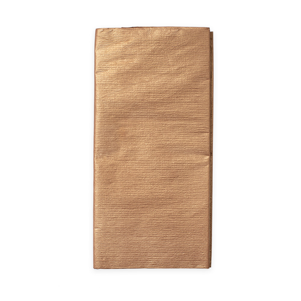 WeFiesta Rose Gold / Copper Paper Tablecloth 120x180cm | per piece