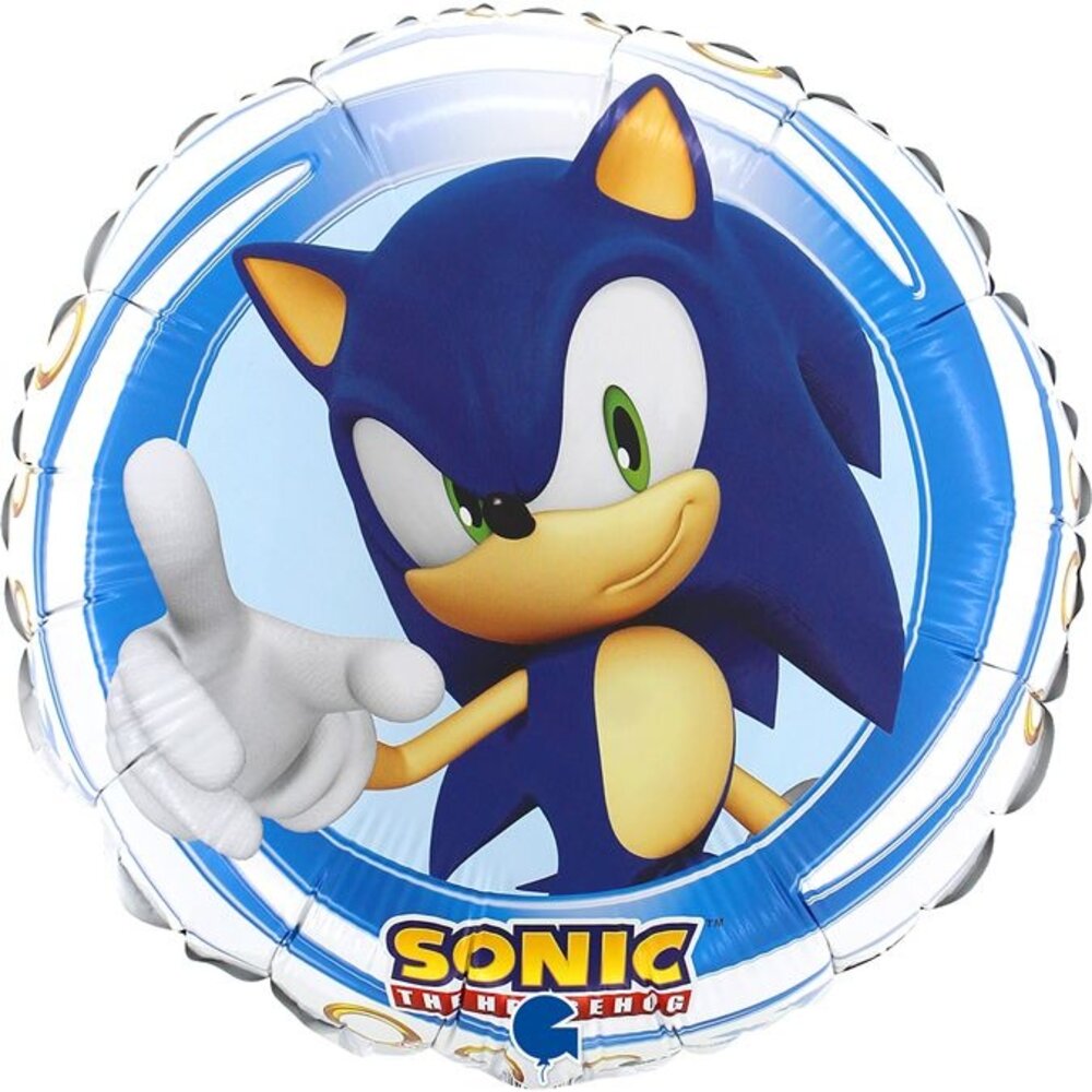 Grabo Ballon en aluminium Sonic 46 cm | à l'unité