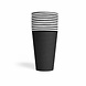 WeFiesta Gobelets noirs 350 ml | 10 pièces