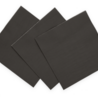 WeFiesta Schwarze Servietten 33x33cm | 20 Stück WeFiesta Schwarze Servietten 33x33cm | 20 Stück
