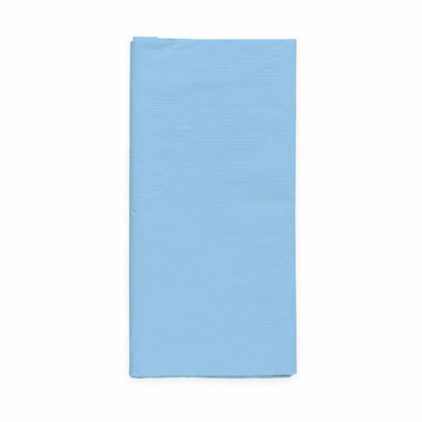 WeFiesta Tischdecke aus hellblauem Papier, 120 x 180 cm | pro Stück