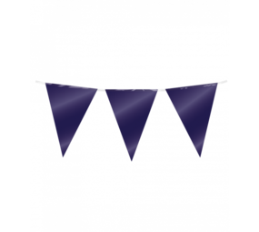 Paper Dreams Dunkelblaue Metallic-Wimpelkette | 10 Meter