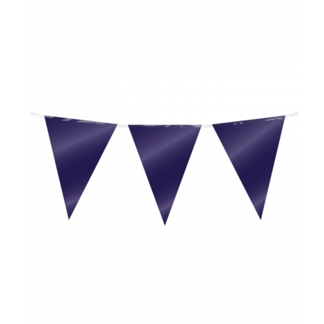 Paper Dreams Dark Blue Metallic Flag Bunting | 10 meters