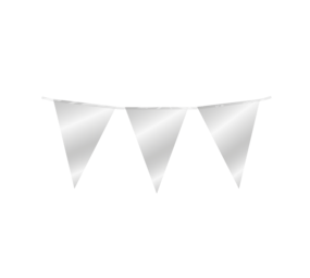 Paper Dreams Silver metallic bunting | 10 meters