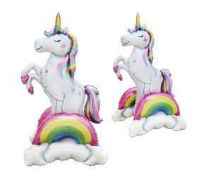 Godan 3D-Folienballon mit Einhornmotiv, stehend, 94 x 52 x 43 cm | pro Stück