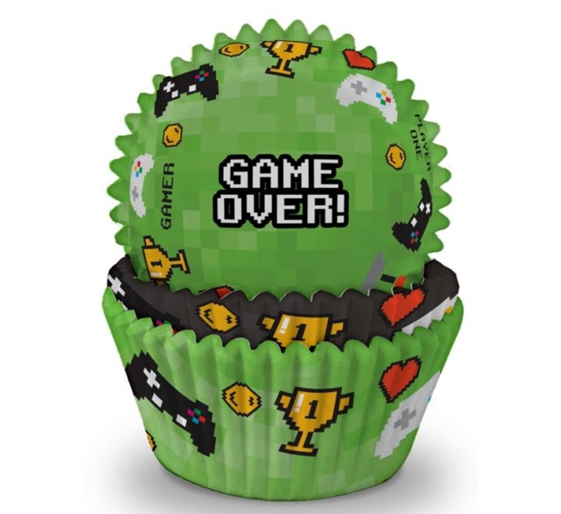 Creative Converting Game Cupcake Molds | 75 pieces