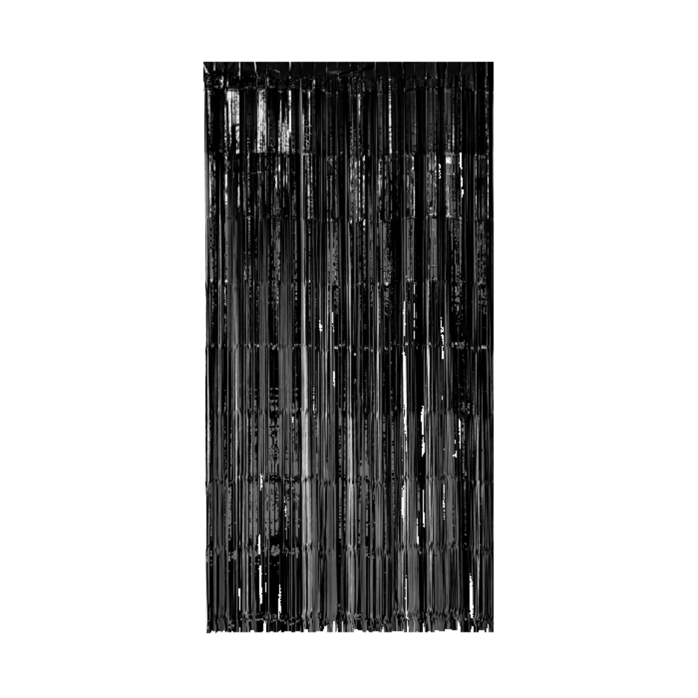 Paper Dreams Black Foil Door Curtain 100x200cm | per piece Paper Dreams Black Foil Door Curtain 100x200cm | per piece