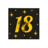 Paper Dreams Servietten „18 Years Classy“, 33 x 33 cm | 16 Stück Paper Dreams Servietten „18 Years Classy“, 33 x 33 cm | 16 Stück