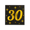 Paper Dreams Napkins 30 Years Classy 33x33cm | 16 pieces Paper Dreams Napkins 30 Years Classy 33x33cm | 16 pieces