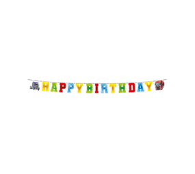 Paper Dreams Trucks Letter Garland 2.5m | per piece