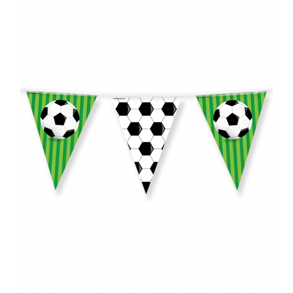 Paper Dreams Fußballgirlande Welt 10 Meter | pro Stück