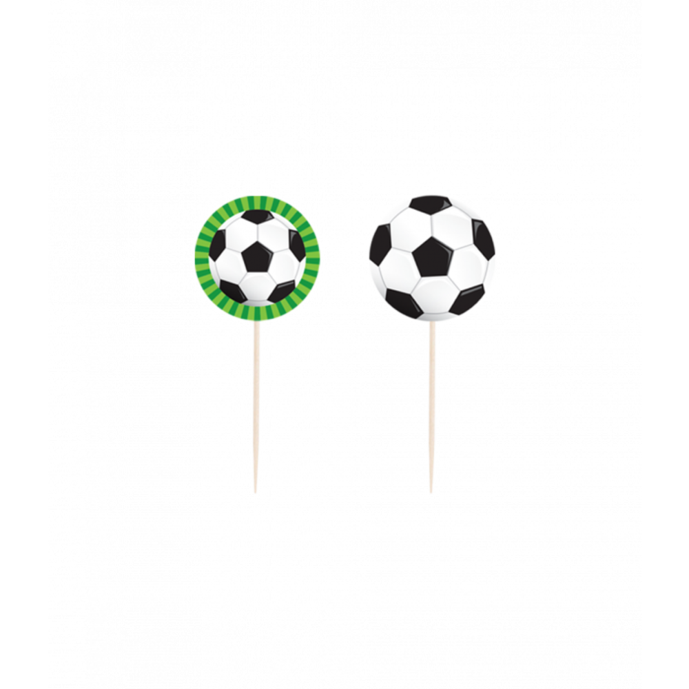 Paper Dreams Football Cocktail Picks World 6.5cm | 16 pieces