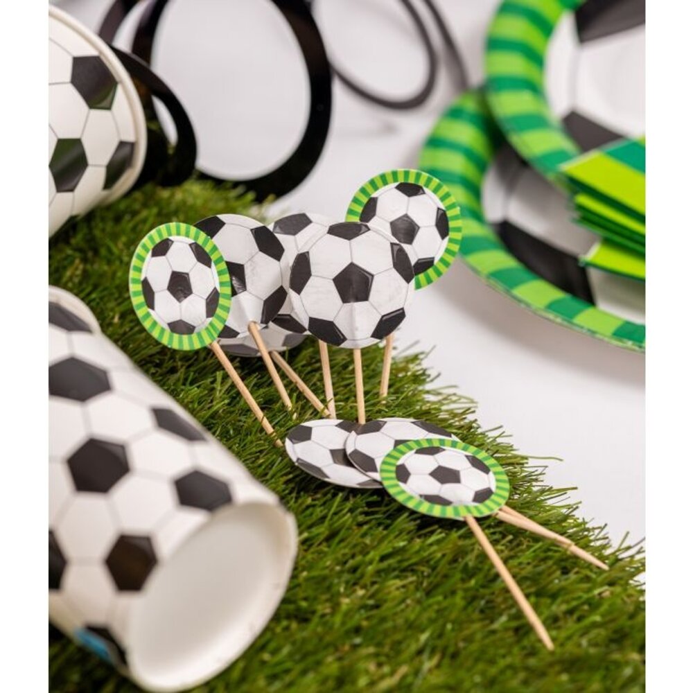 Paper Dreams Football Cocktail Picks World 6.5cm | 16 pieces