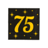 Paper Dreams Napkins 75 Years Classy 33x33cm | 16 pieces Paper Dreams Napkins 75 Years Classy 33x33cm | 16 pieces
