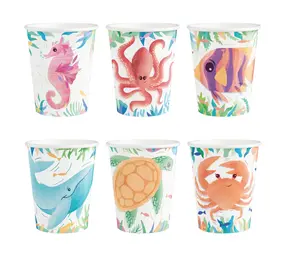 Tuf-Tuf Oceaan Bekers 220ml | 6 stuks Tuf-Tuf Oceaan Bekers 220ml | 6 stuks