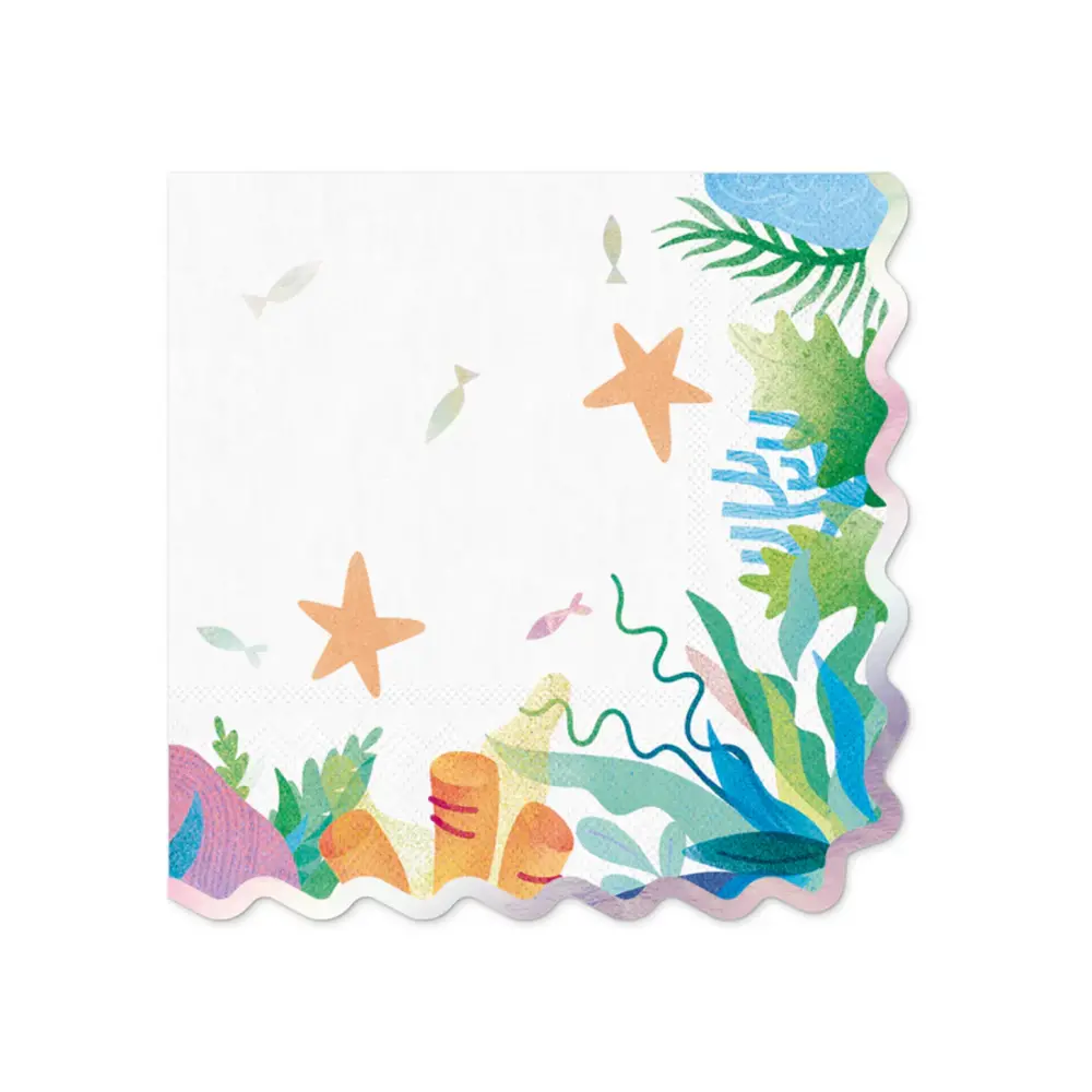 Tuf-Tuf Ocean Napkins 33x33cm | 10 pieces