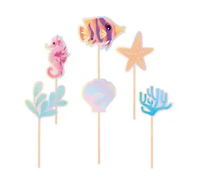 Tuf-Tuf Oceaan Taart Toppers | 6 stuks Tuf-Tuf Oceaan Taart Toppers | 6 stuks