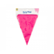 Paper Dreams Guirlande de fanions rose fuchsia vif | 10 mètres