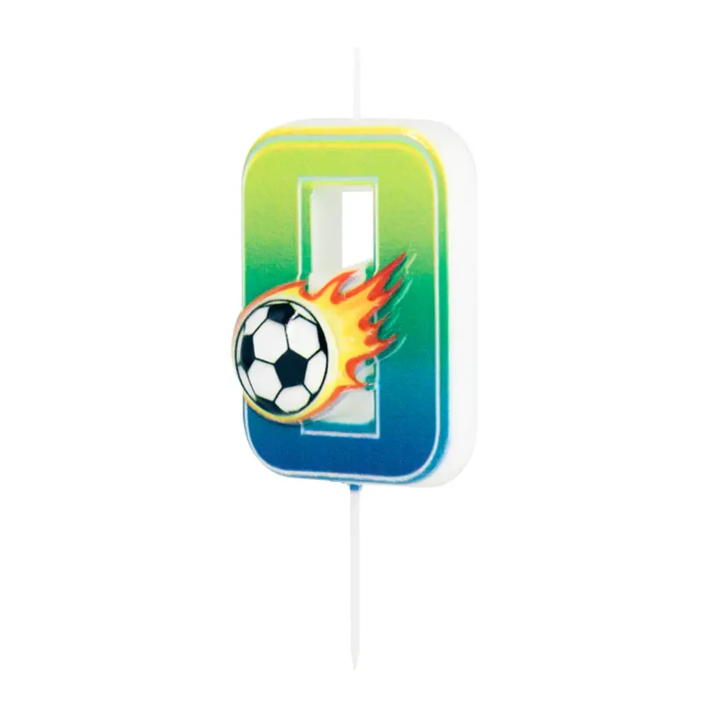 Tuf-Tuf Bougie numéro 0 (Football) | à l'unité
