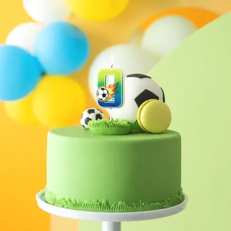 Tuf-Tuf Fußball-Nummernkerze 0 | pro Stück