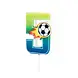 Tuf-Tuf Football Number Candle 5 | per piece