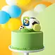 Tuf-Tuf Fußball-Nummernkerze 6 | pro Stück