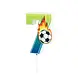 Tuf-Tuf Fußball-Nummernkerze 7 | pro Stück