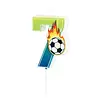 Tuf-Tuf Bougie numéro 7 sur le thème du football | à l'unité Tuf-Tuf Bougie numéro 7 sur le thème du football | à l'unité
