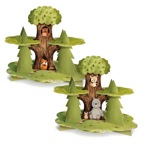 Tuf-Tuf Forest Animals Cupcake Stand 40x32cm | Per Piece