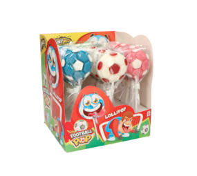 Johny Bee Voetbal Lolly Pop 25gr | per stuk Johny Bee Voetbal Lolly Pop 25gr | per stuk