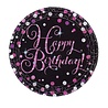 Riethmüller Glitzernde rosa Teller zum Geburtstag, 23 cm | 8 Stück Riethmüller Glitzernde rosa Teller zum Geburtstag, 23 cm | 8 Stück