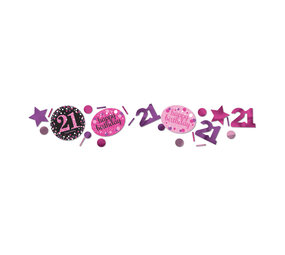 Riethmüller Confetti 21 Years Sparkling Pink 34 Gramm | pro Beutel