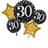 Anagram Bouquet de ballons scintillants pour 30 ans | 5 pièces Anagram Bouquet de ballons scintillants pour 30 ans | 5 pièces