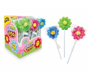 Johny Bee Flower Pop Lolly 20gr. | Per Stuk Johny Bee Flower Pop Lolly 20gr. | Per Stuk