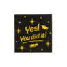 Paper Dreams Successful Napkins Yes! You Did It! Classy 33x33cm | 16 pieces Paper Dreams Successful Napkins Yes! You Did It! Classy 33x33cm | 16 pieces