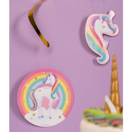 Paper Dreams Unicorn Party Swirls 70cm | 12 pieces Paper Dreams Unicorn Party Swirls 70cm | 12 pieces