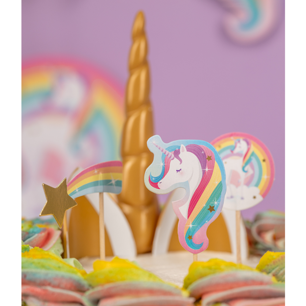 Paper Dreams Unicorn Party Picks | 16 pieces