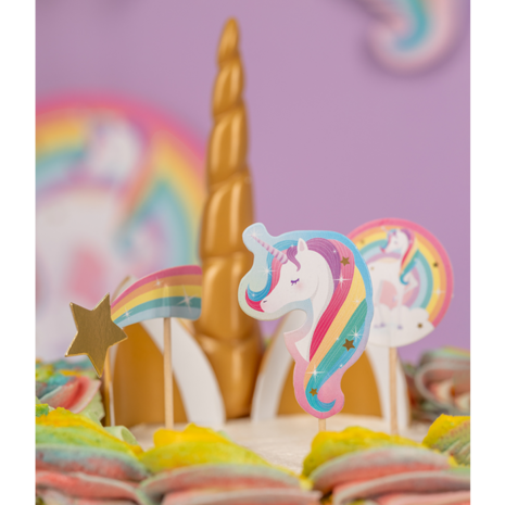 Paper Dreams Unicorn Party Picks | 16 pieces