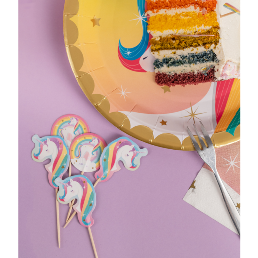 Paper Dreams Unicorn Party Picks | 16 pieces