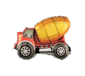 Tuf-Tuf Folie Ballon Betonauto 82x68,5cm | per stuk Tuf-Tuf Folie Ballon Betonauto 82x68,5cm | per stuk