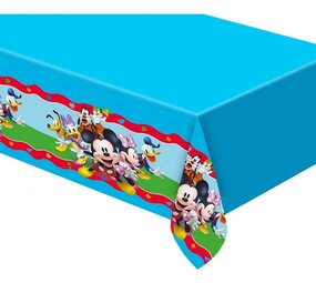 Procos Party Mickey Mouse Rock The House Tafelkleed 120x180cm | per stuk Procos Party Mickey Mouse Rock The House Tafelkleed 120x180cm | per stuk