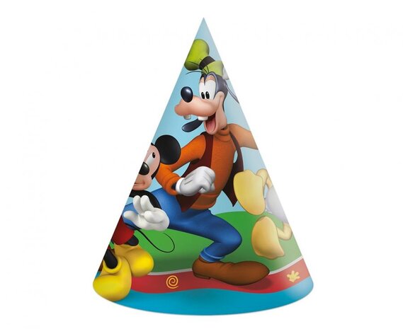 Procos Party Chapeaux de fête Mickey Mouse | 6 pièces
