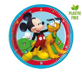 Procos Party Mickey Mouse Borden Rock the House 20cm | 8 stuks Procos Party Mickey Mouse Borden Rock the House 20cm | 8 stuks