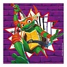 Procos Party Servietten mit Teenage Mutant Ninja Turtles-Motiv, 33 x 33 cm | 20 Stück Procos Party Servietten mit Teenage Mutant Ninja Turtles-Motiv, 33 x 33 cm | 20 Stück