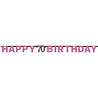 Amscan Letterslinger Happy 70 Birthday Sparkling Pink 213x16cm | per stuk Amscan Letterslinger Happy 70 Birthday Sparkling Pink 213x16cm | per stuk