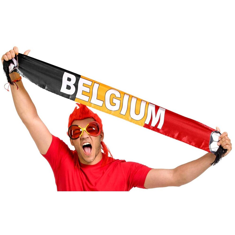 Folat Sjaal Voetbal Belgium | 120cm Folat Sjaal Voetbal Belgium | 120cm